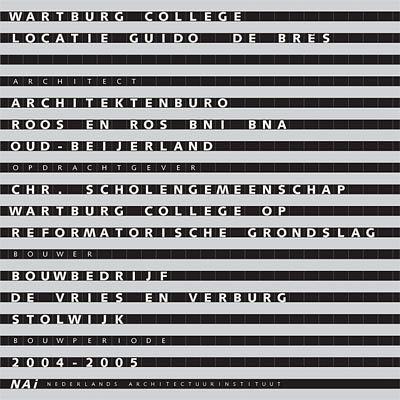 Wartburg College Locatie Guido de Brès